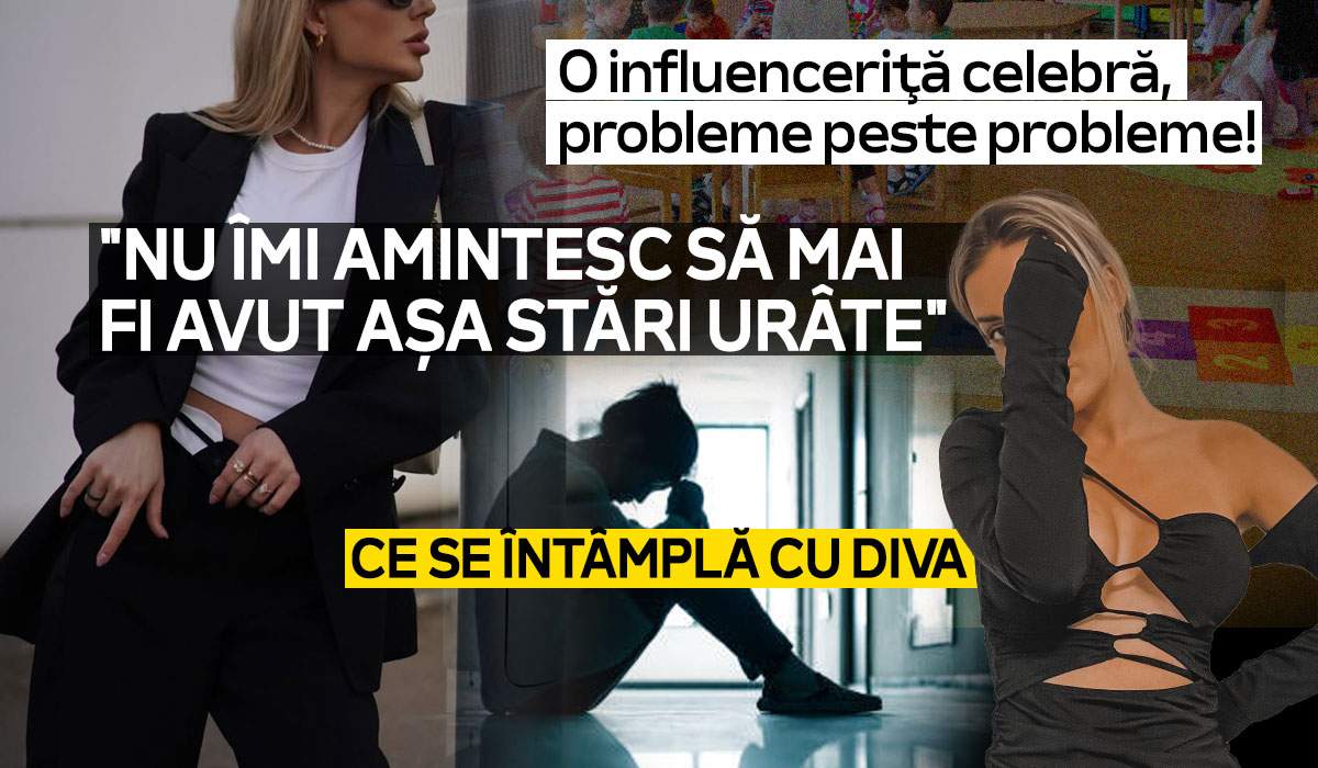 O influenceriţă celebră, probleme peste probleme! "Nu îmi amintesc să mai fi avut așa stări urâte". Ce se întâmplă cu diva