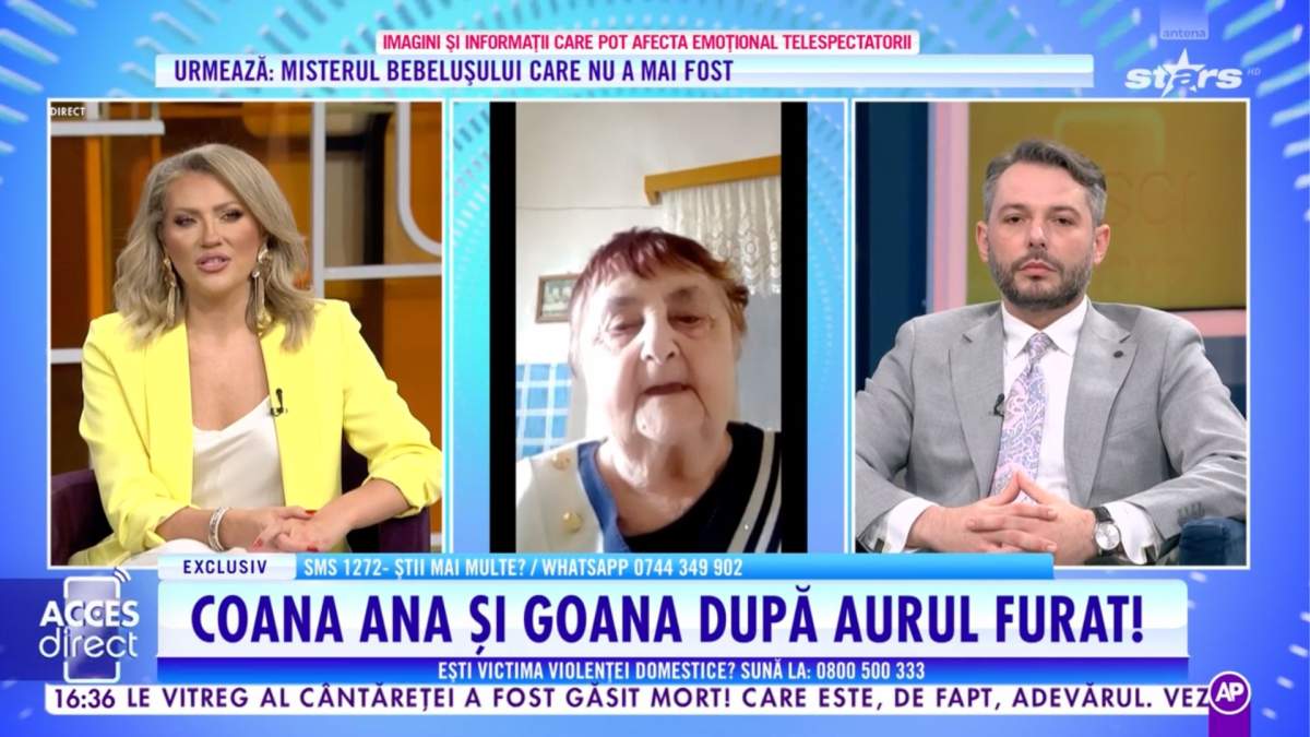 Acces Direct. Cazul șocant al Anei, o femeie din Timiș, care a rămas fără bijuteriile prețioase pe care le avea în casă. Pe cine suspectează de furt