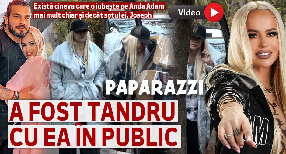 Există cineva care o iubește pe Anda Adam mai mult chiar și decât soțul ei, Joseph! A fost tandru cu ea în public