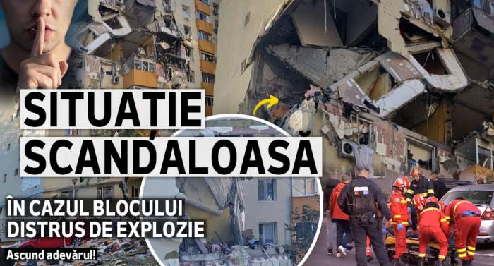 Situație scandaloasă în cazul blocului distrus de explozie | Ascund adevărul!
