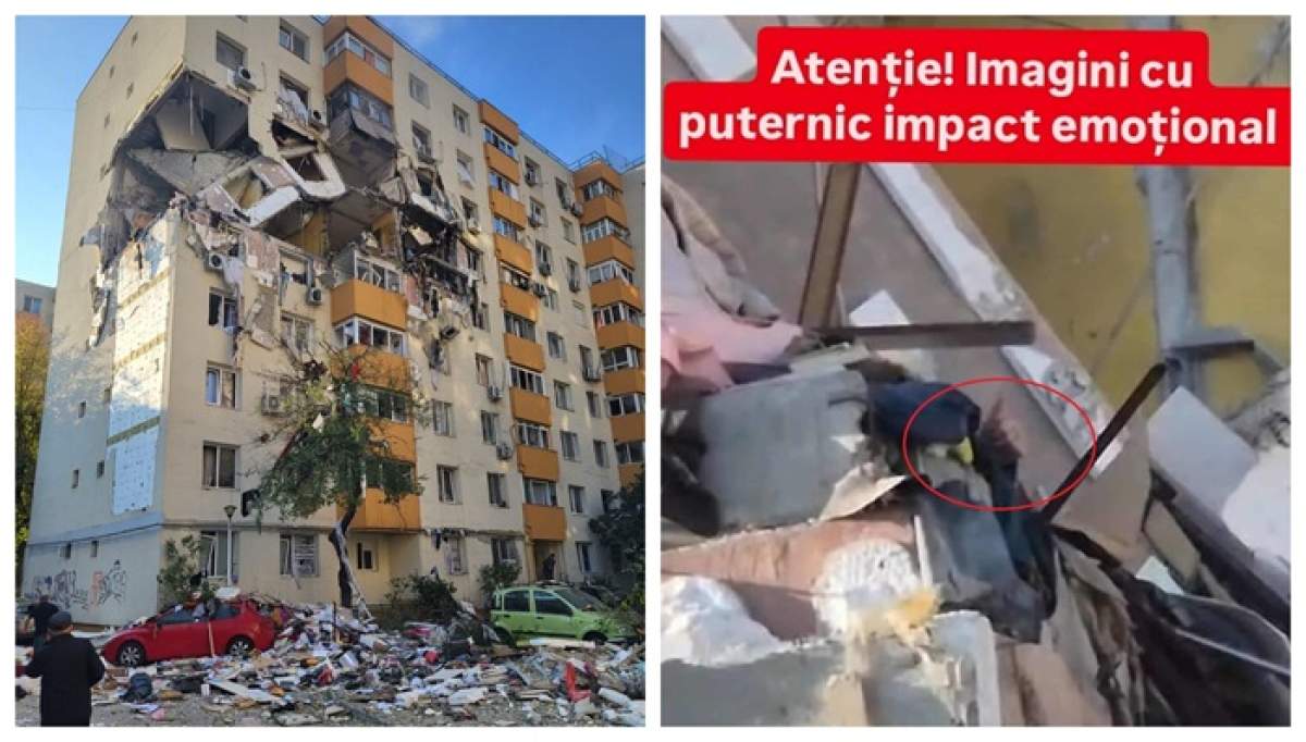 O femeie a fost salvată de sub dărâmături, după explozia din Rahova explozie bloc calea rahovei