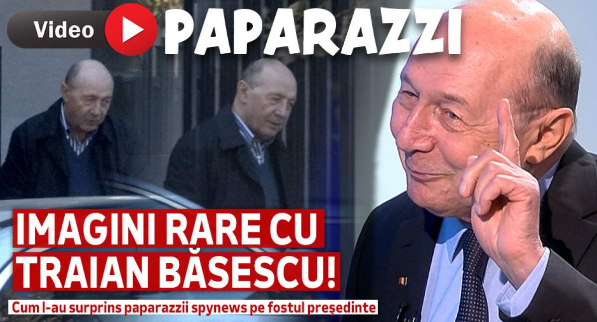 Imagini rare cu Traian Băsescu! Cum l-au surprins paparazzii Spynews.ro pe fostul preşedinte