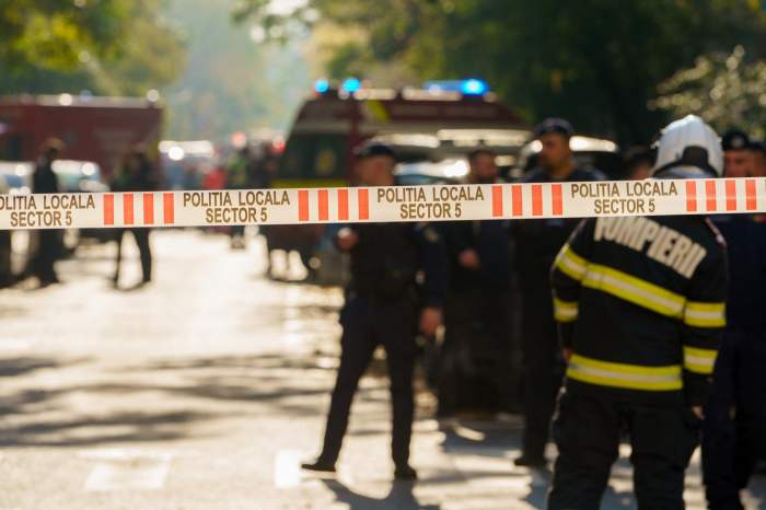 imagine de la locul exploziei din Rahova