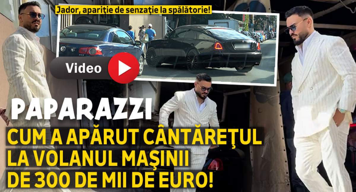 Jador, apariţie de senzaţie la spălătorie! Cum a apărut cântăreţul la volanul maşinii de 300 de mii de euro! | PAPARAZZI