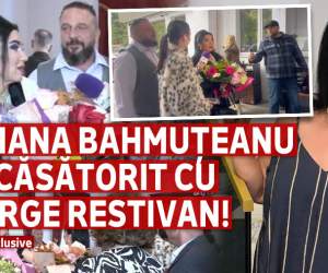 Adriana Bahmuțeanu și George Restivan s-au căsătorit civil! Primele imagini și primele declarații ale celor doi