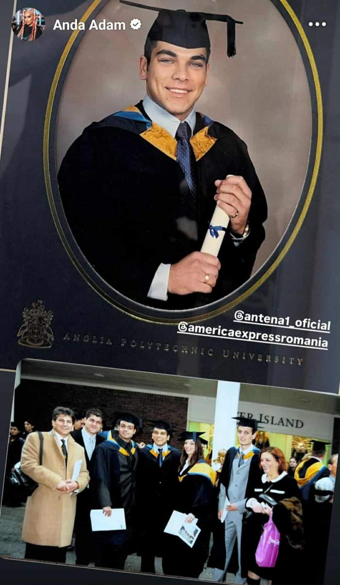 diploma soțului Andei Adam