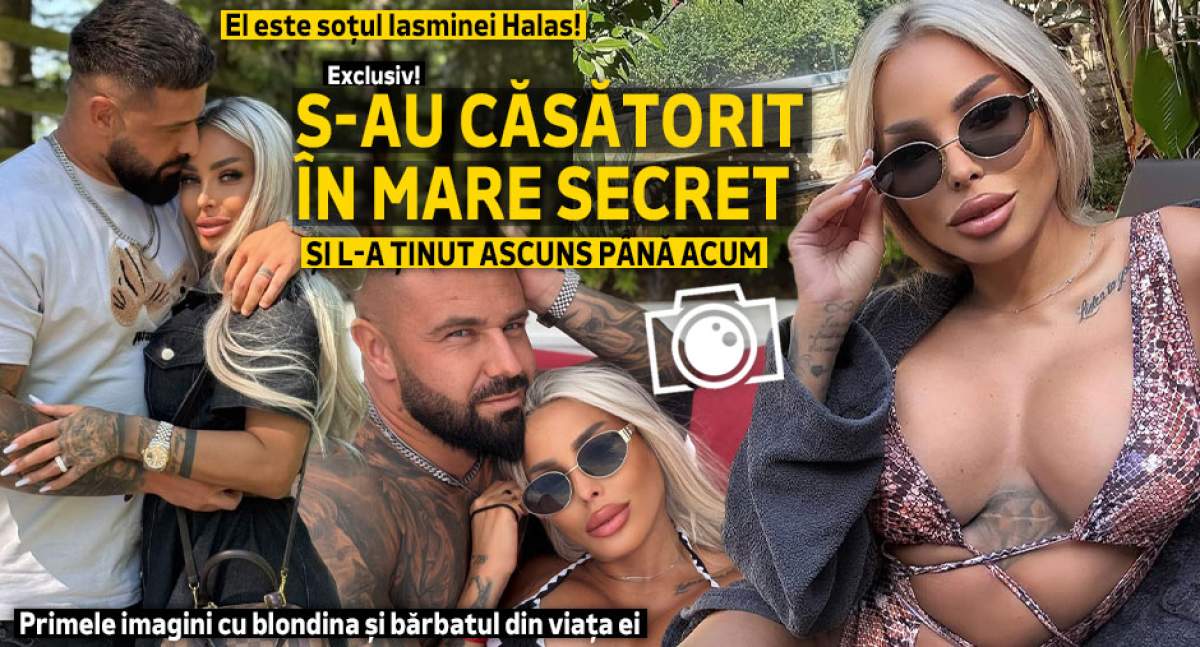 El este soțul Iasminei Halas! S-au căsătorit în mare secret și l-a ținut ascuns până acum. Primele imagini cu blondina și bărbatul din viața ei. Exclusiv!