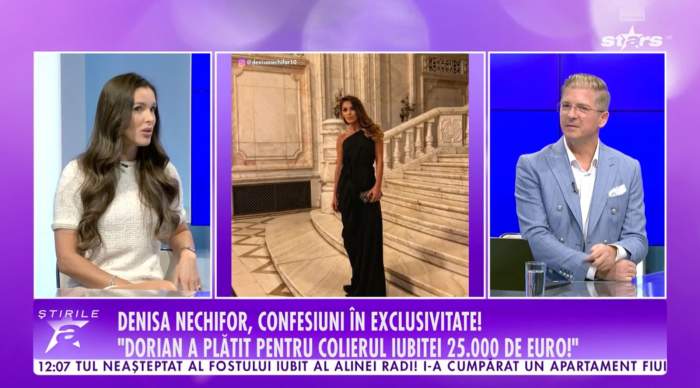 Ce sumă colosală a plătit Dorian Popa pentru colierul soției sale. Denisa Nechifor a făcut publică informația