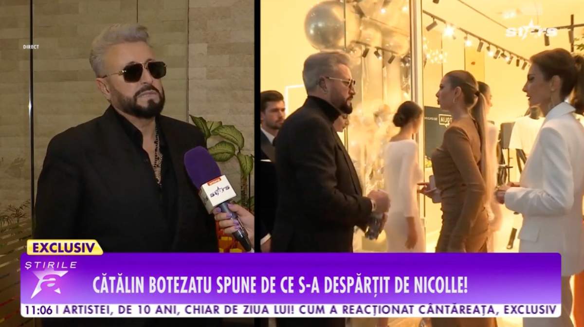 Designerul a explicat totul Cătălin Botezatu, despre despărțirea de iubita sa, Nicolle. Ce s-a întâmplat, de fapt: "Nu mai am răbdare să am grijă de cineva"