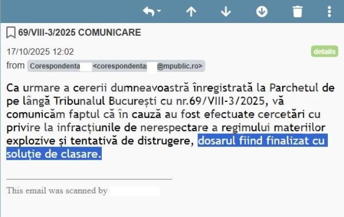 A fâsâit „Bomba escortată de poliție” | Agenții care au pus în pericol viața victimei, scoși nevinovați | Document exclusiv