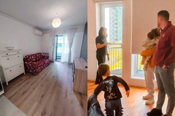 Primele 4 familii afectate de explozia din cartierul Rahova s-au mutat în apartamente. Vor locui aici pe termen mediu și lung: "Au primit un loc sigur și decent..."