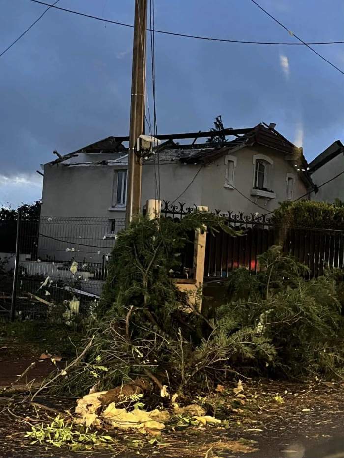 tornadă în Paris