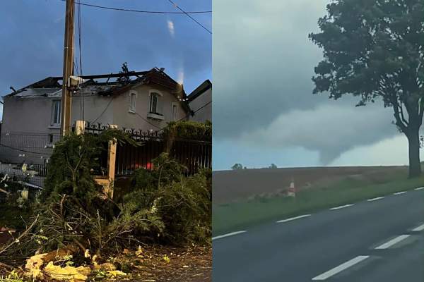 O tornadă severă a făcut prăpăd în Paris. O persoană a murit și mai multe au fost rănite. Imagini apocaliptice
