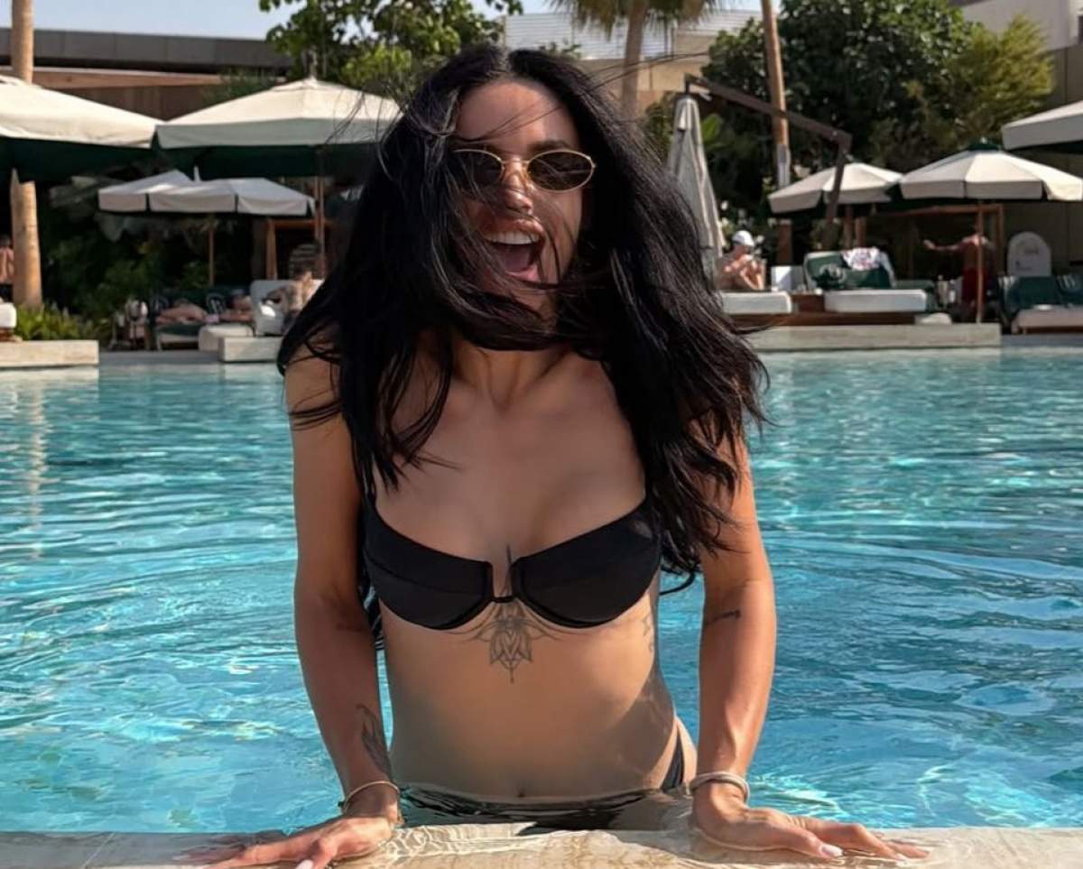 Cât de bine arată în costum de baie Ioana Grama a încins Internetul! Influencerița s-a fotografiat în costum de baie, în Dubai | FOTO