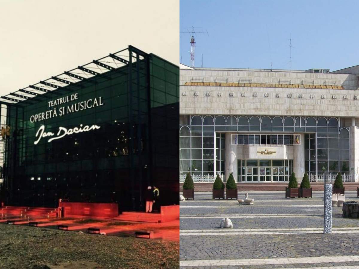 Teatrul Național de Operetă și Teatrul Muzical Ambasadorii.