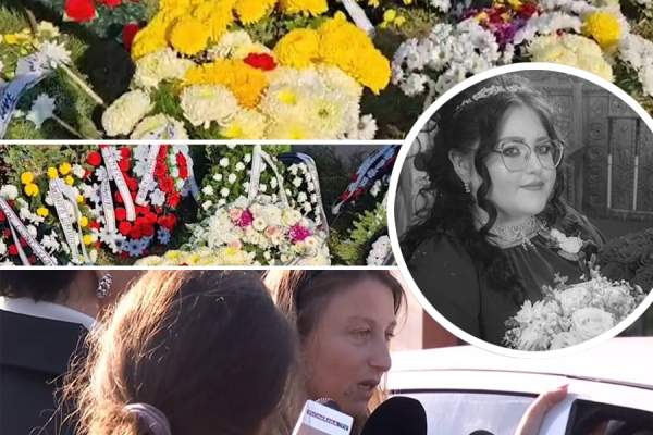 Ultimul drum pentru Mirela, gravidă ucisă de explozia din Rahova. Imagini dureroase de la înmormântarea tinerei