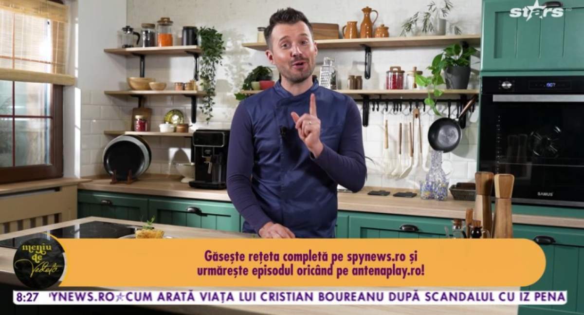 Chef Horia Manea propune o nouă variantă de meniu complet. Cum se prepară cel mai gustos somon cremos la cuptor