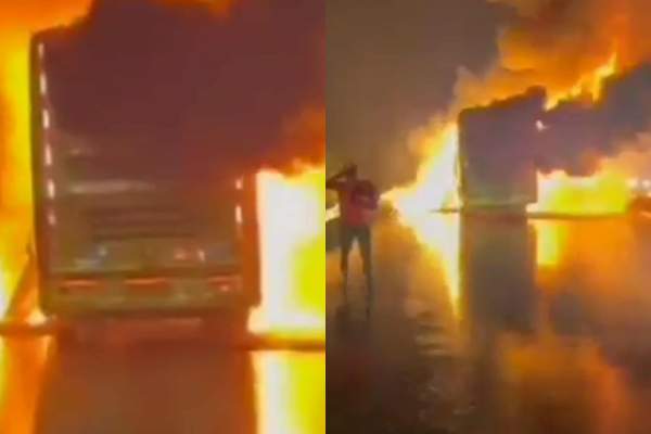 Accident cu 20 de morți! Un autocar a luat foc după ce a lovit o motocicletă