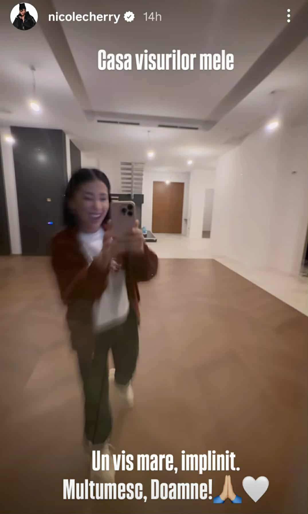 Nicole Cherry și-a cumpărat casă! Artista a postat primele imagini cu noua achiziție