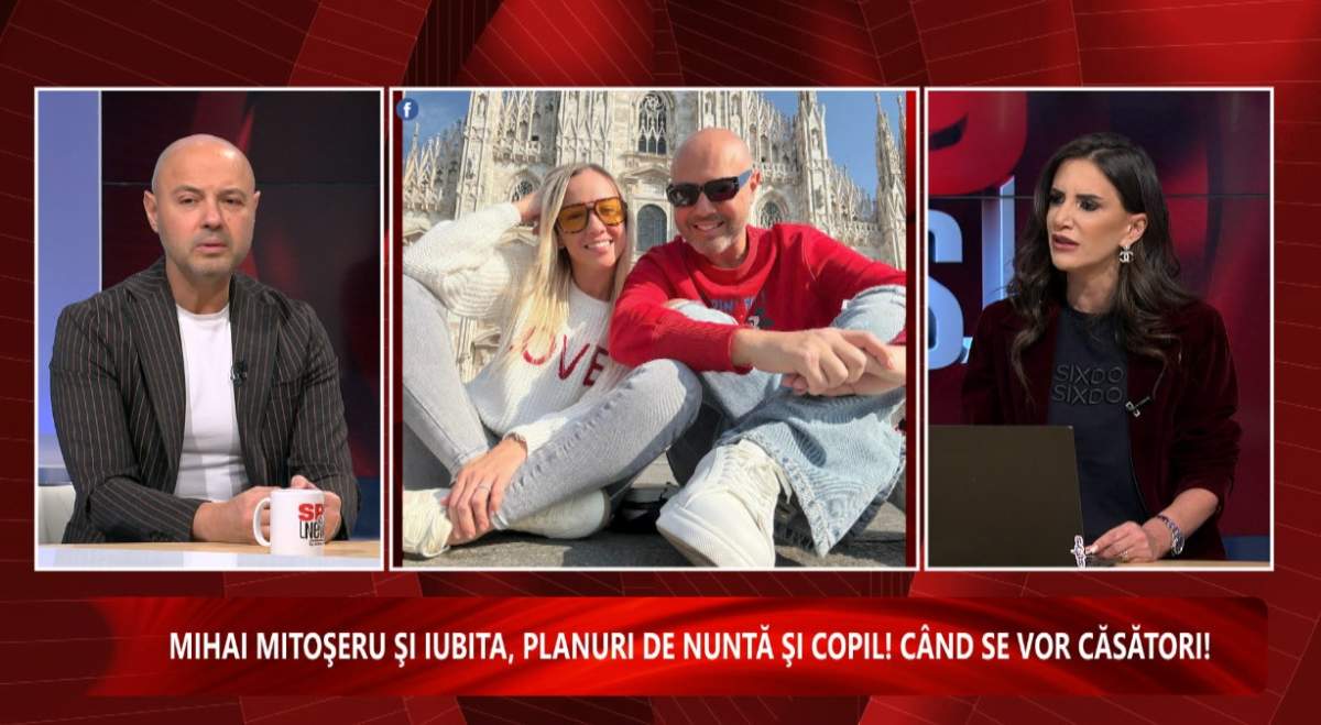 Mihai Mitoșeru, prima dată în rolul de tătic. Declarații, duminică, la „Spynews TV”