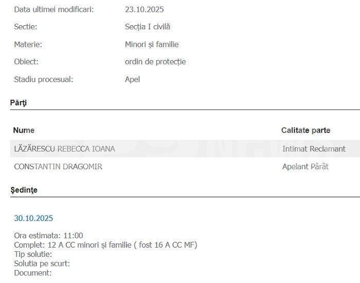 EXCLUSIV | Prietena lui Vlad Pascu, hărțuită în propria casă | A fost emis un ordin de protecție