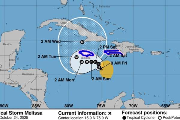 Uraganul Melissa lovește Jamaica, aducând inundații catastrofale și valuri de furtună. Fenomenul s-a intensificat rapid și a ajuns la categoria 3 din 5