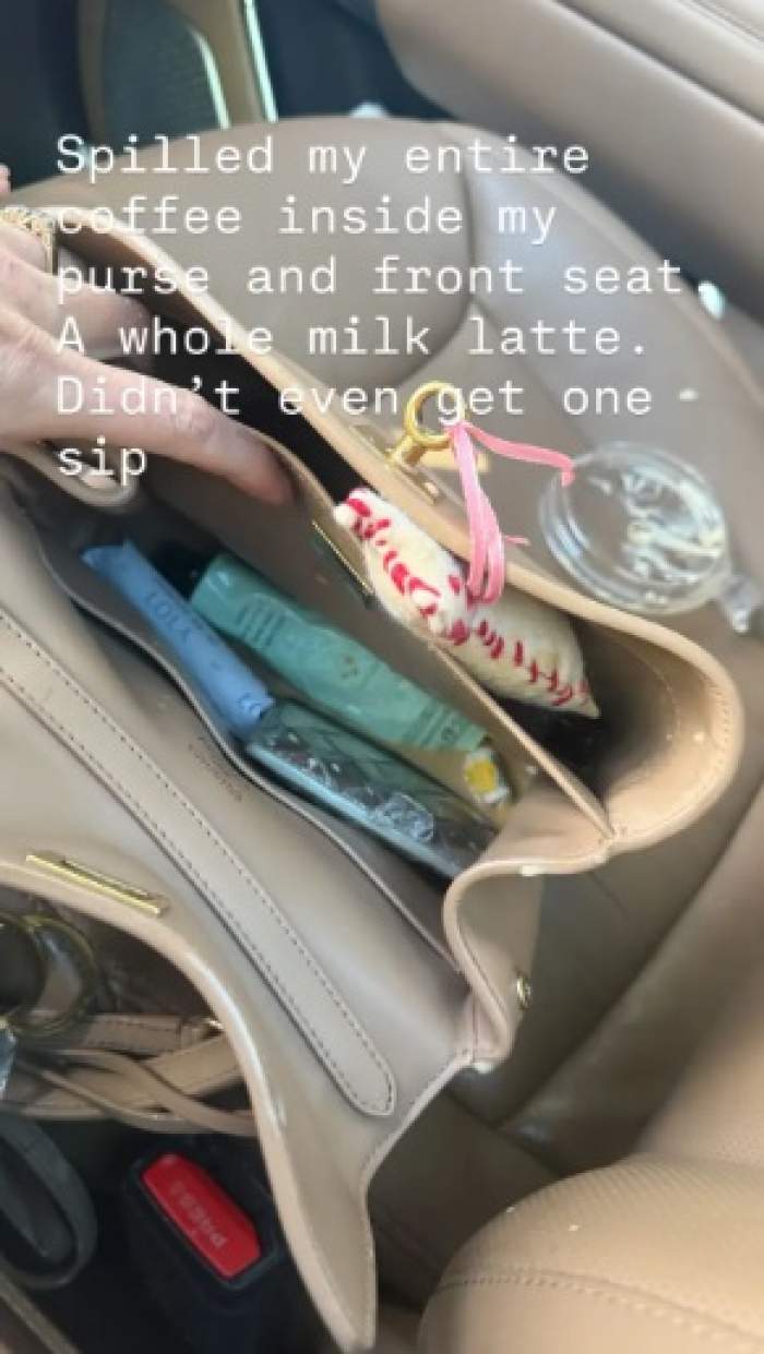 Hilary Duff, ironizată de fani! Diva a început să plângă după ce a vărsat cafea pe geanta ei de la un brand de lux