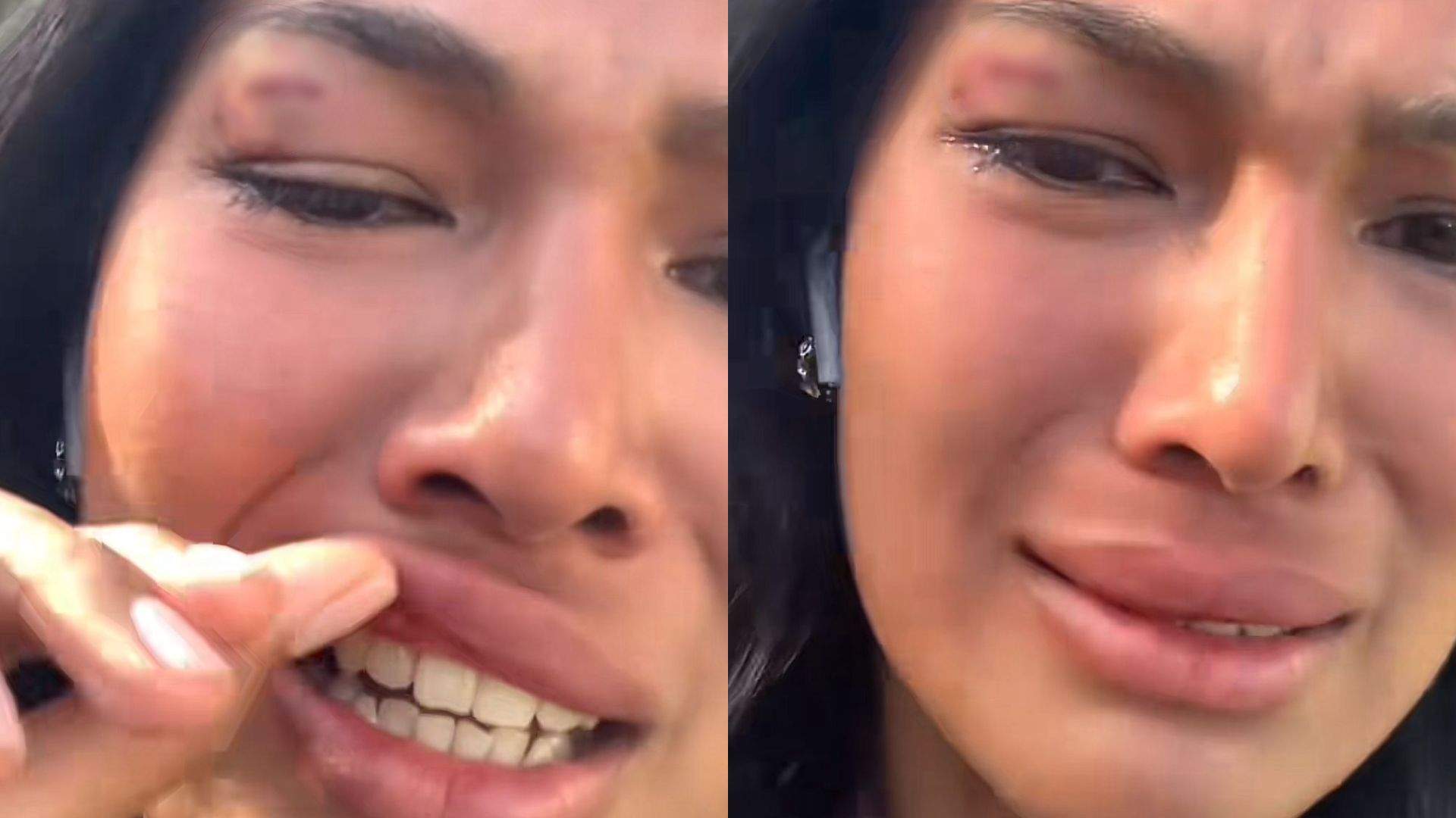 Influenceriță bătută pe stradă fără niciun motiv. A fost lovită în față în repetate rânduri de un străin