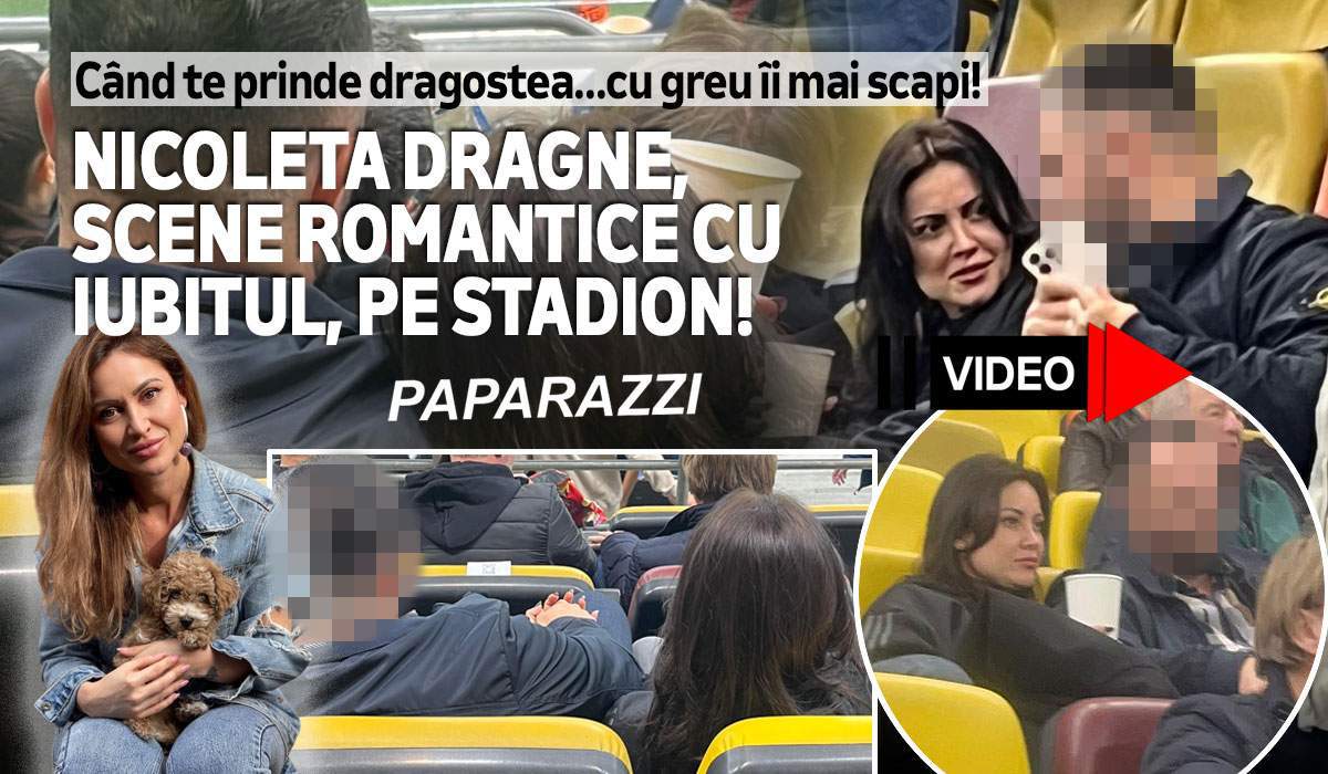 Când te prinde dragostea...cu greu îi mai scapi! Nicoleta Dragne, scene romantice cu iubitul, pe stadion!