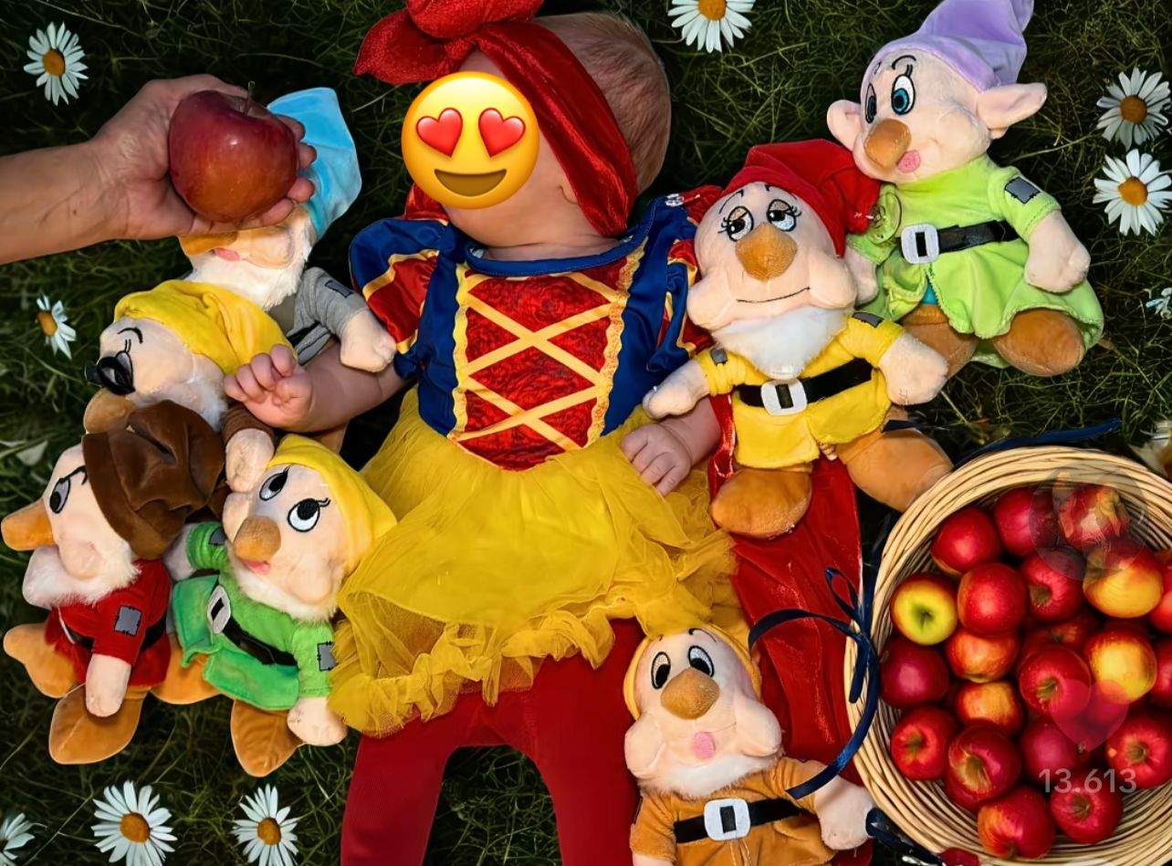 Fiica lui Luis Gabriel a împlinit două luni! Ce tematică spectaculoasă a ales Haziran pentru ședința foto a micuței Meleim | FOTO