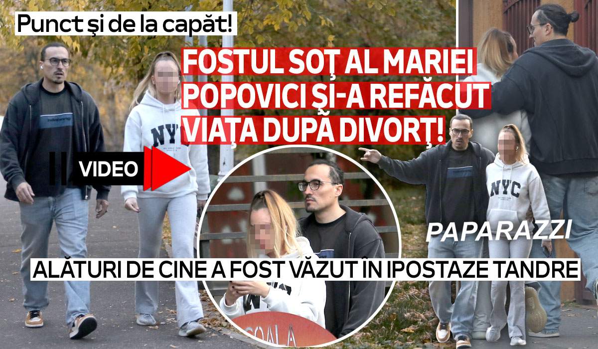 Punct şi de la capăt! Fostul soţ al Mariei Popovici şi-a refăcut viaţa după divorţ! Alături de cine a fost văzut în ipostaze tandre