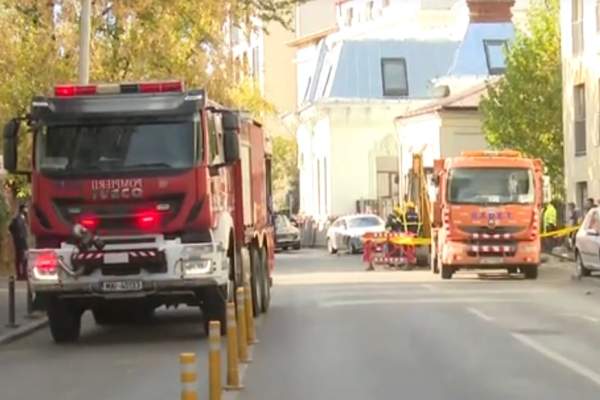 Avarie la o conductă de gaze, în centrul Capitalei. 35 de persoane au fost evacuate, iar alimentarea a fost oprită