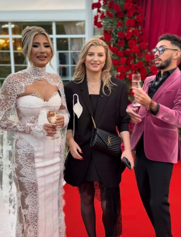 Primele imagini cu Claudia Puican în rochie de mireasă! Ce apariție spectaculoasă și-a făcut cântăreața, la nunta anului | FOTO