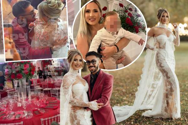 Claudia Puican și Armin Nicoară, intrare spectaculoasă la propria nuntă! Și-au făcut apariția pe ritmuri orientale | VIDEO