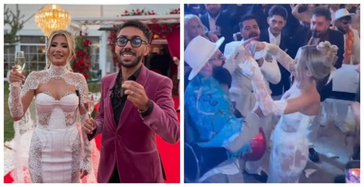 Claudia Puican și Armin Nicoară au avut un tort spectaculos la nuntă claudia puican si armin nicoara