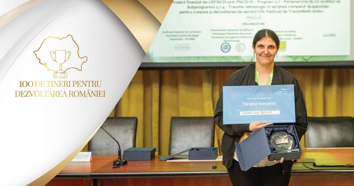 Ce se ascunde în laptele din comerț? O tânără cercetătoare propune o metodă inovatoare pentru identificarea microplasticelor din lactate. Andreea Laura Bănică, în campania „100 de tineri pentru dezvoltarea României”