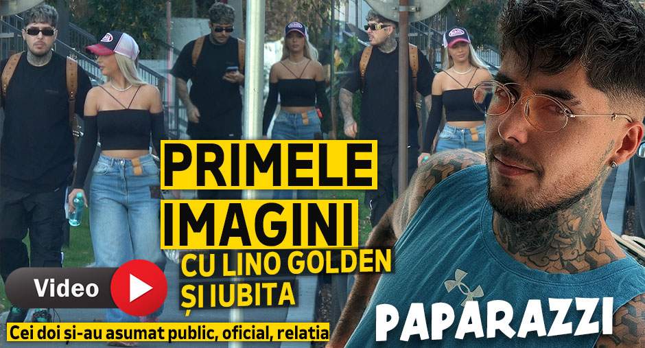 Primele imagini cu Lino Golden și iubita. Cei doi și-au asumat public, oficial, relația