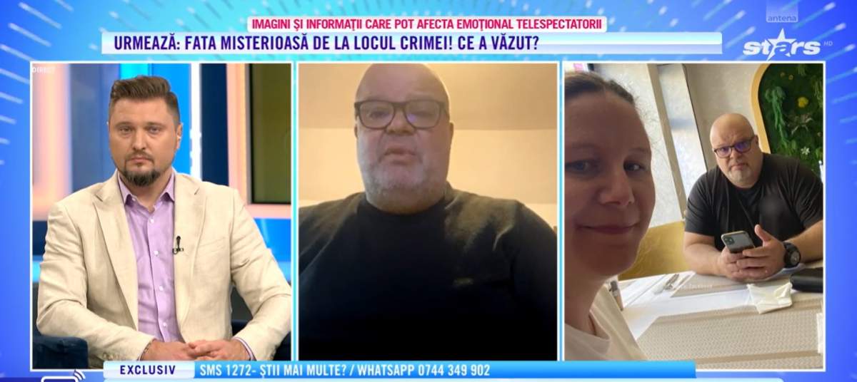 Claudia era mamă. captură din emisiunea Acces Direct