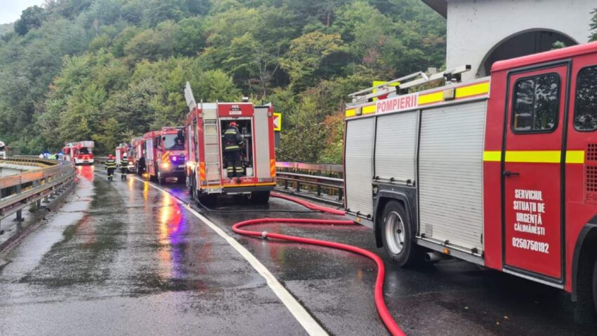 Incendiu la Mănăstirea Cozia Veche din Vâlcea. Pompierii intervin de urgență