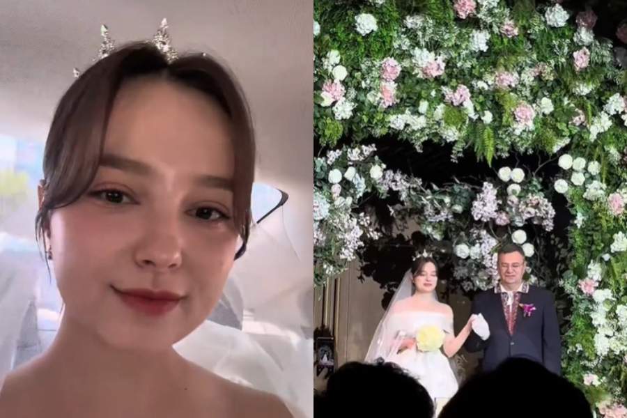 Cum a arătat nunta de 30 de minute a unei românce. Evenimentul emoționant a durat cât o pauză de masă | VIDEO