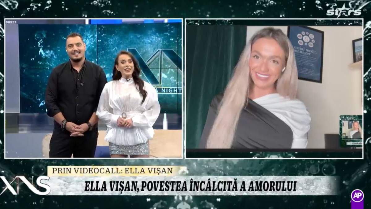 Xtra night show. Ella Vișan de la Insula Iubirii a dat cărțile pe față! Cum le răspunde fosta concurentă celor care au acuzat-o că ar fi amantă