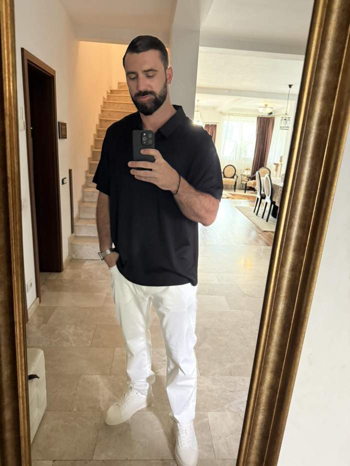 Andrei Stoica, selfie