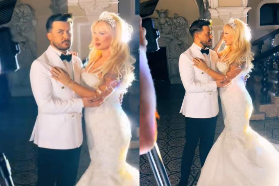 Simona Trașcă s-a căsătorit în secret? Primele imagini cu vedeta și iubitul ei, Marian, în calitate de mire și mireasă 