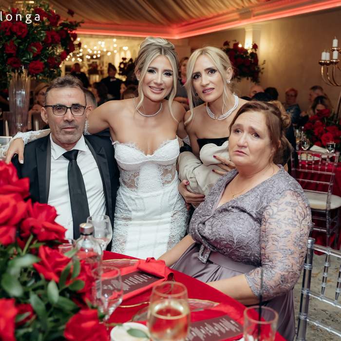 Claudia Puican și părinții ei