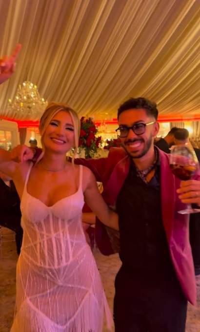 Claudia Puican și Armin Nicoară la nunta lor