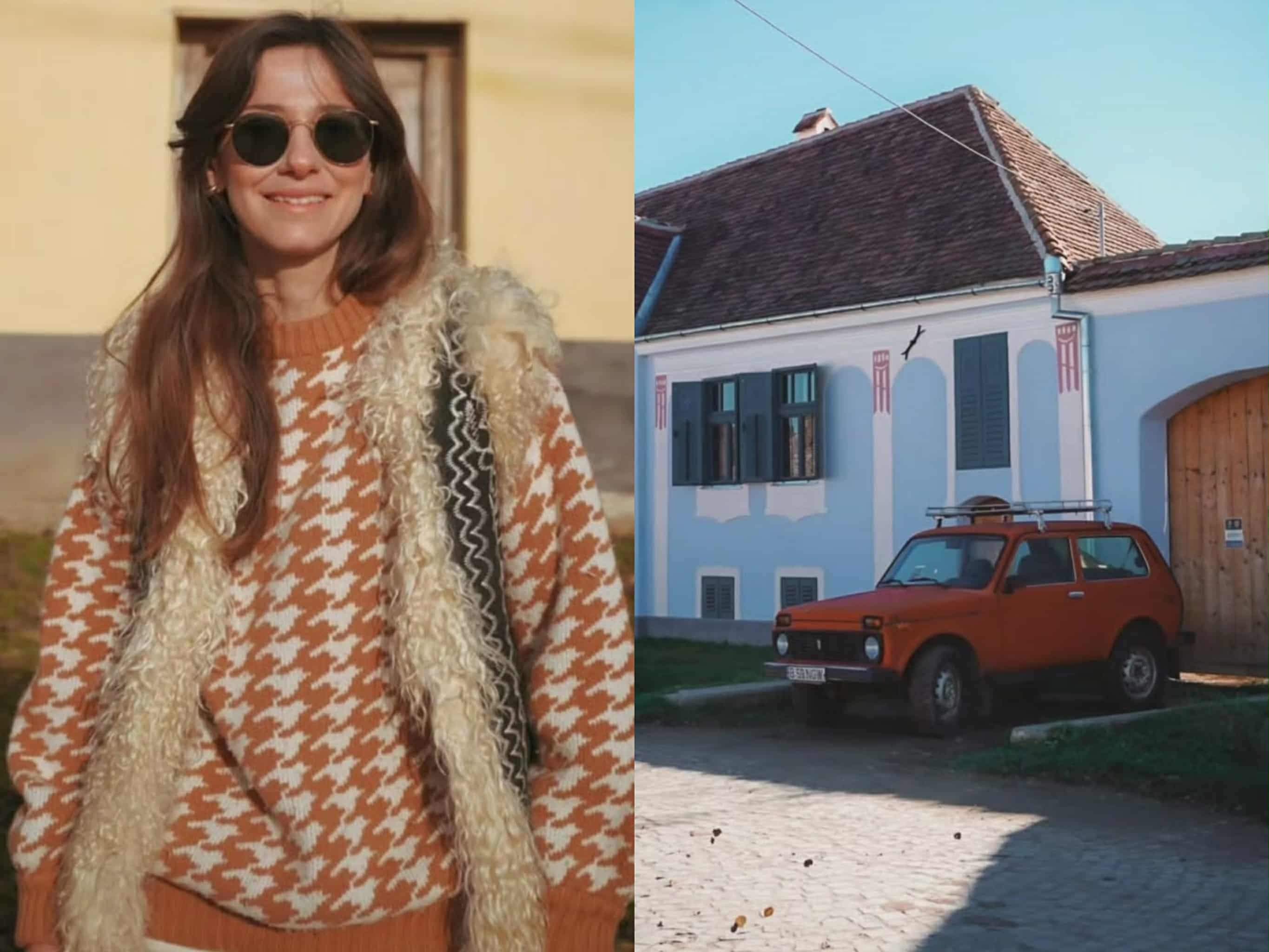 Dana Rogoz și casa din Viscri