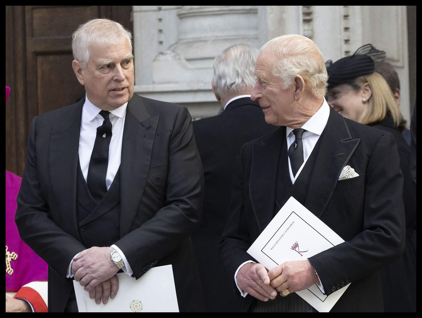 Regele Charles și prințul Andrew