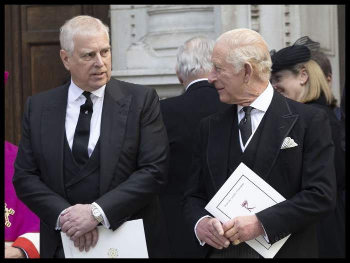 Regele Charles și prințul Andrew