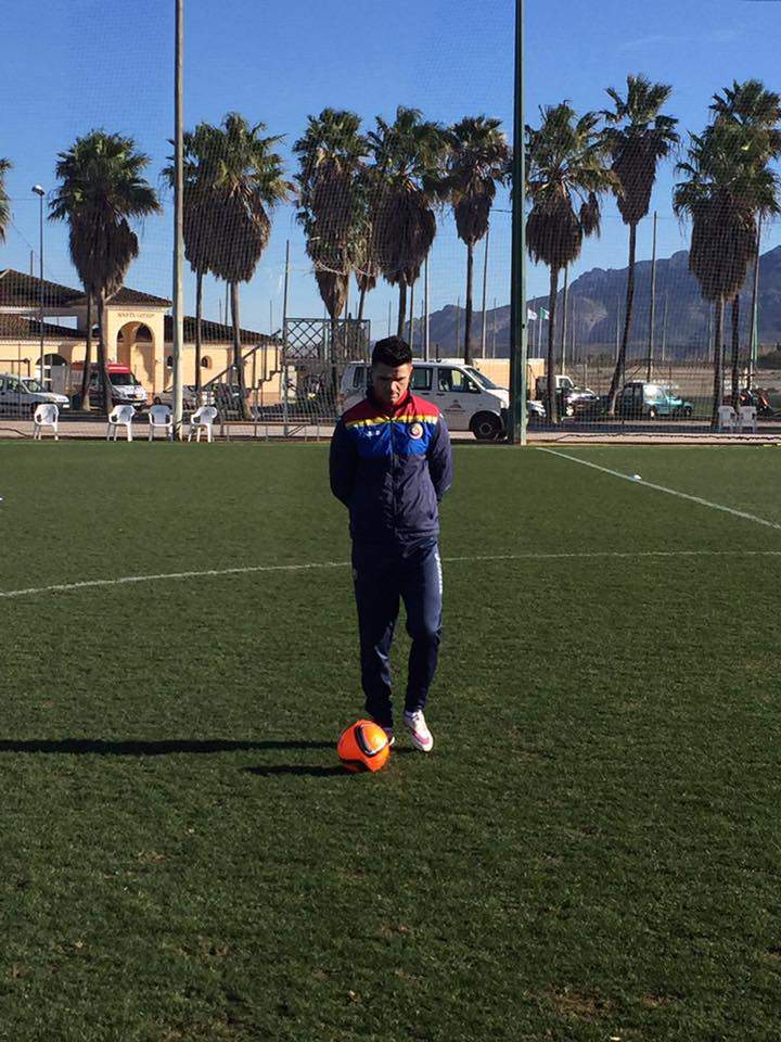 Florin Bratu pe terenul de fotbal