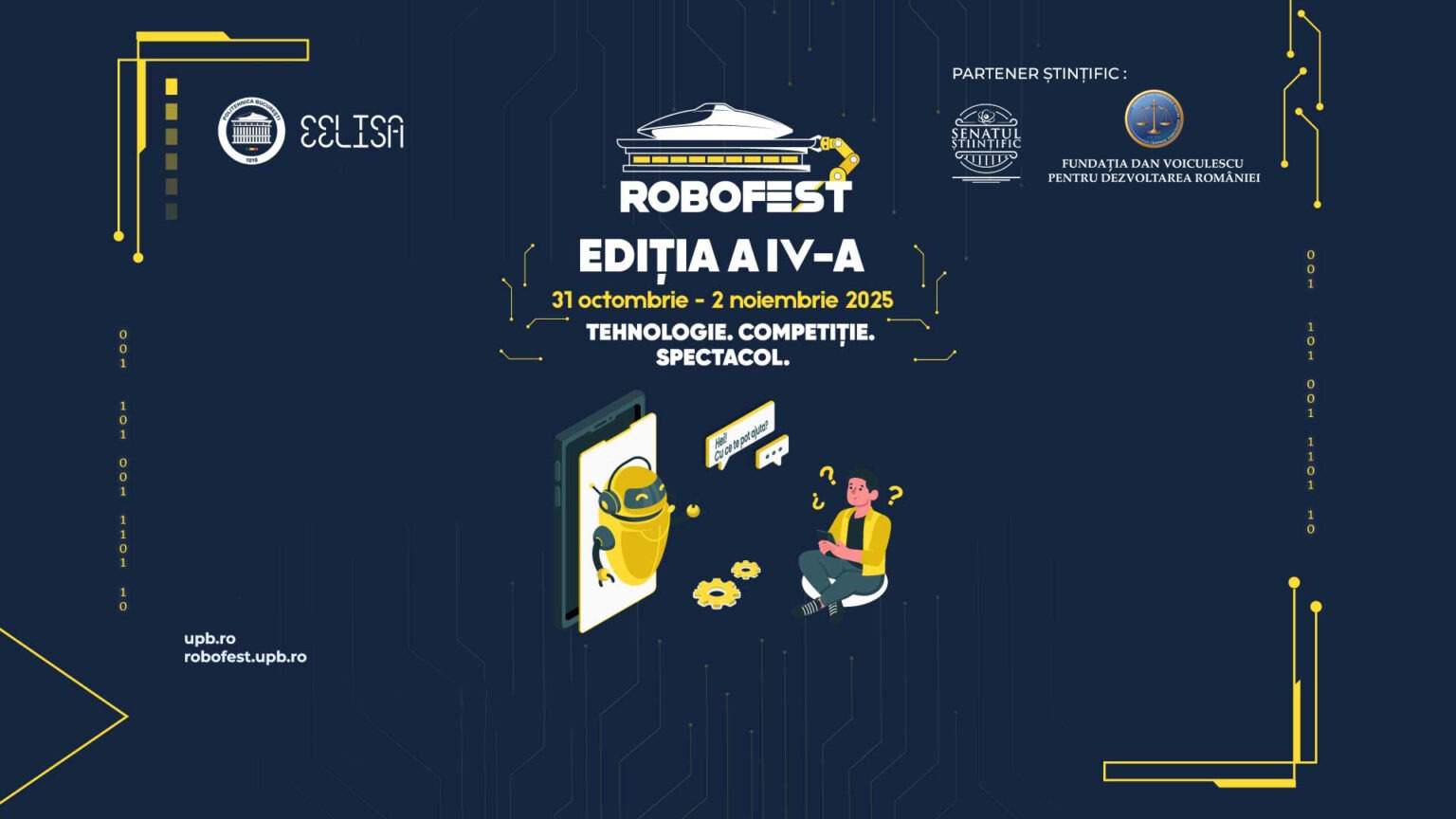 România devine centrul roboticii mondiale, iar Senatul Științific al Fundației Dan Voiculescu pentru Dezvoltarea României premiază inovația la ROBOFEST 2025
